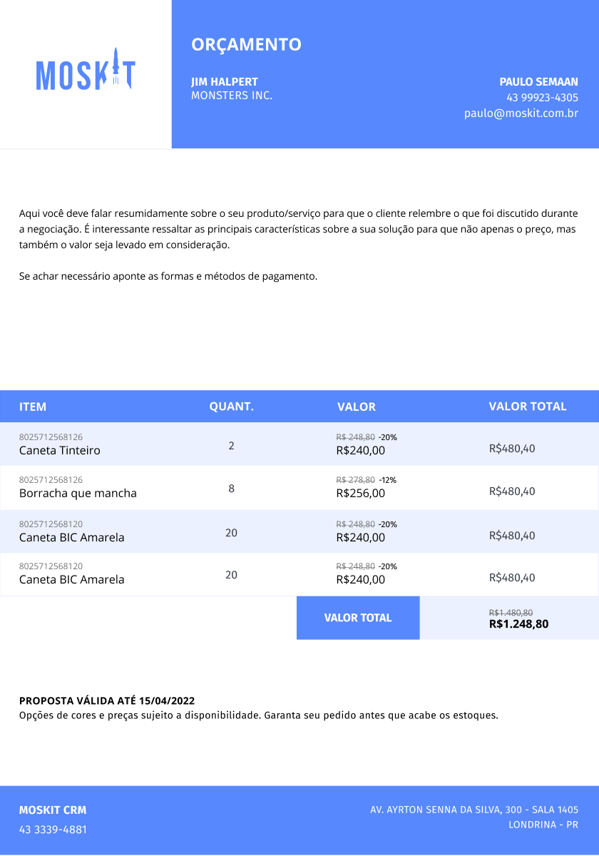 erros comuns ao fazer proposta comercial