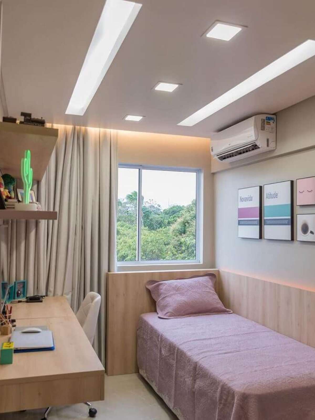 quarto de solteiro decorado