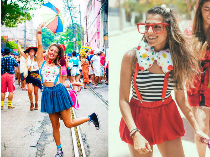 ideias de looks criativos para pular carnaval
