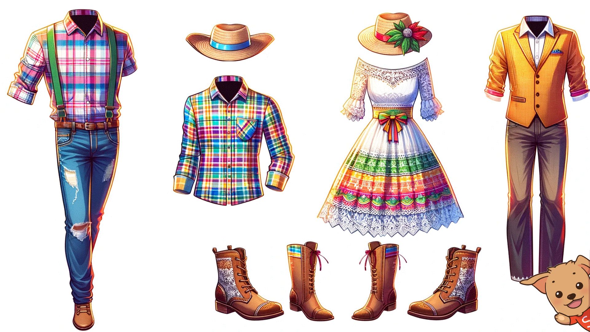 ideias de looks criativos para festa junina