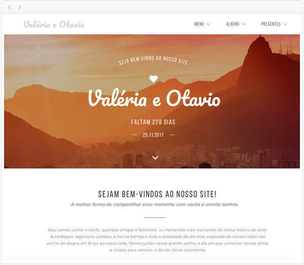 Personalização de sites de casamento: do design à divulgação