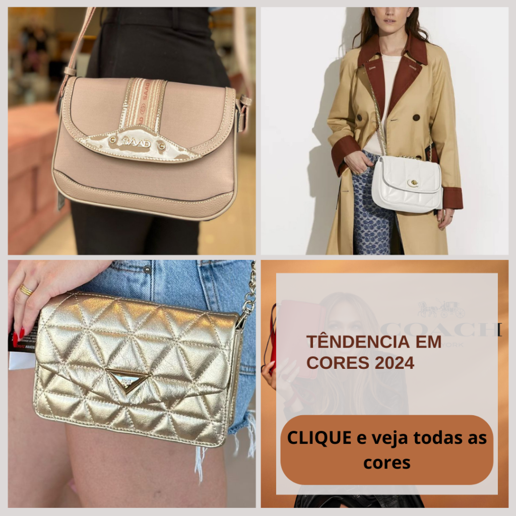 Bolsas com Texturas (Matelassê Soft, Croco, Snake, Plissadas)