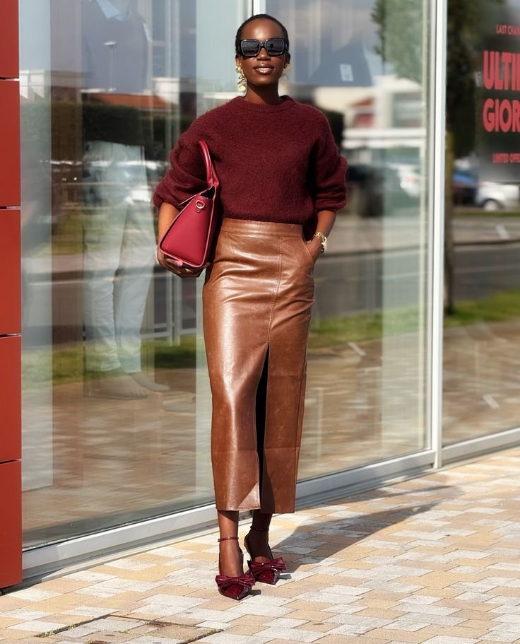 como combinar mocha bronze em looks monocromáticos