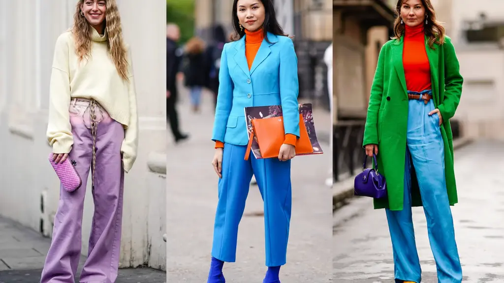 tendências de cores de roupa para um guarda roupa moderno