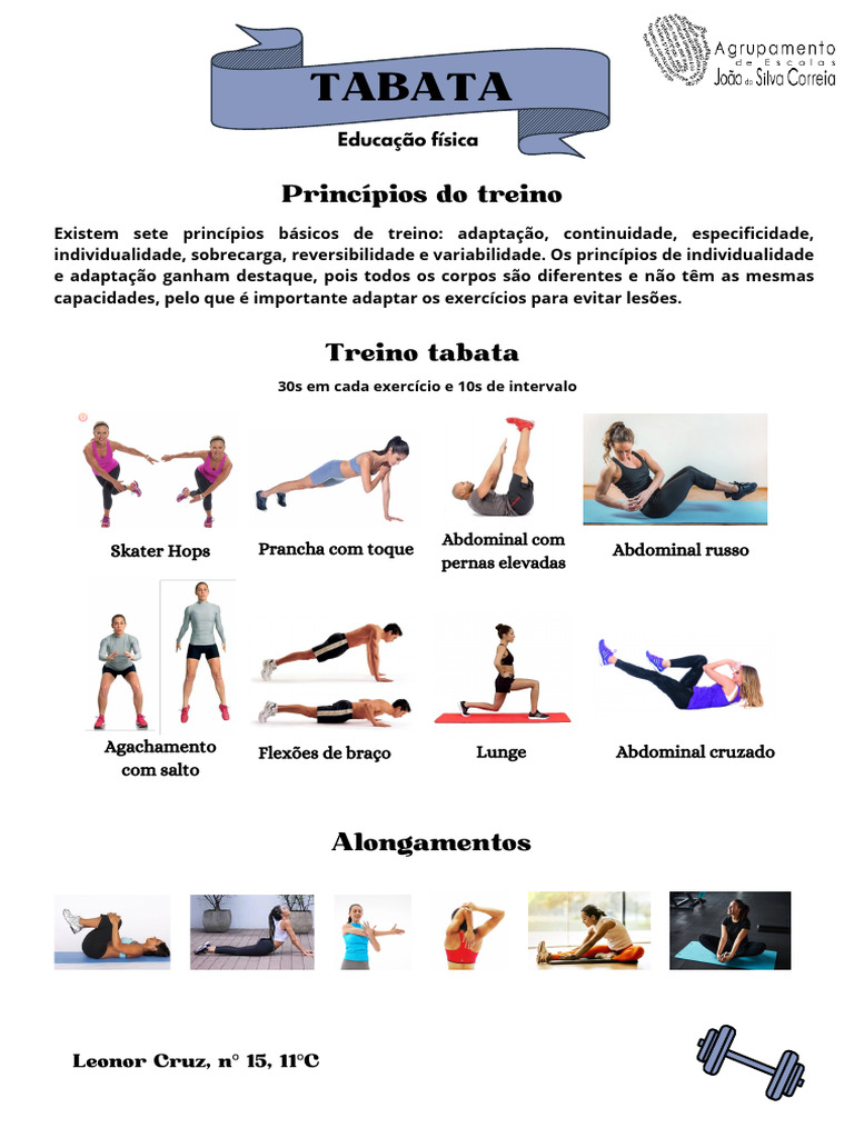 treino tabata para emagrecer
