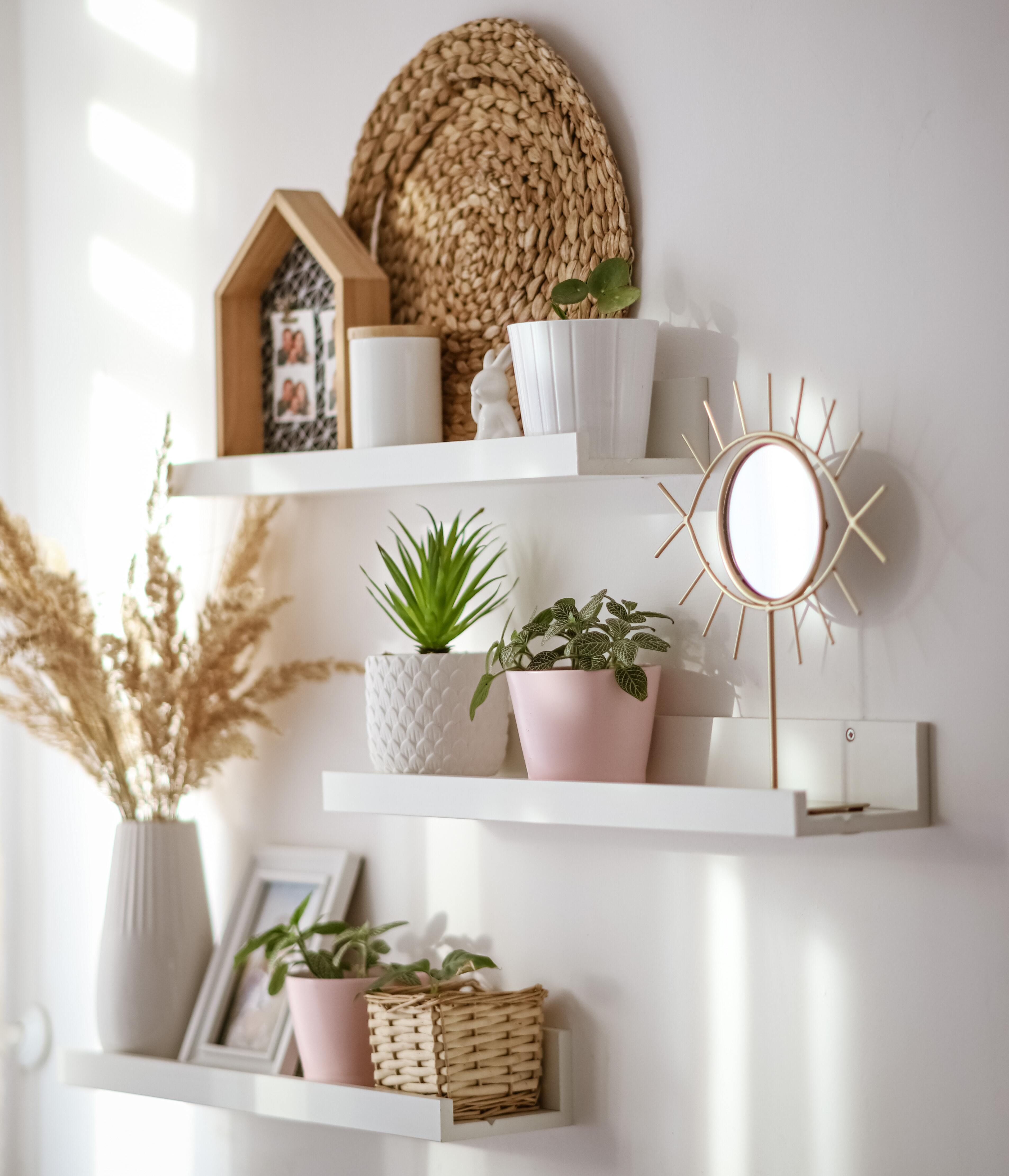 prateleiras decoradas