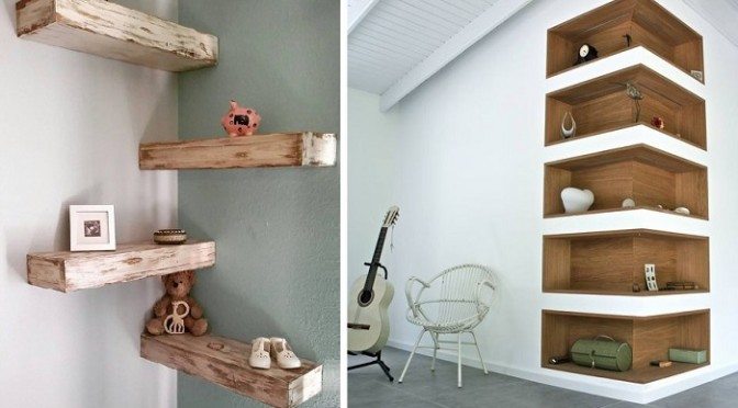 prateleiras minimalistas