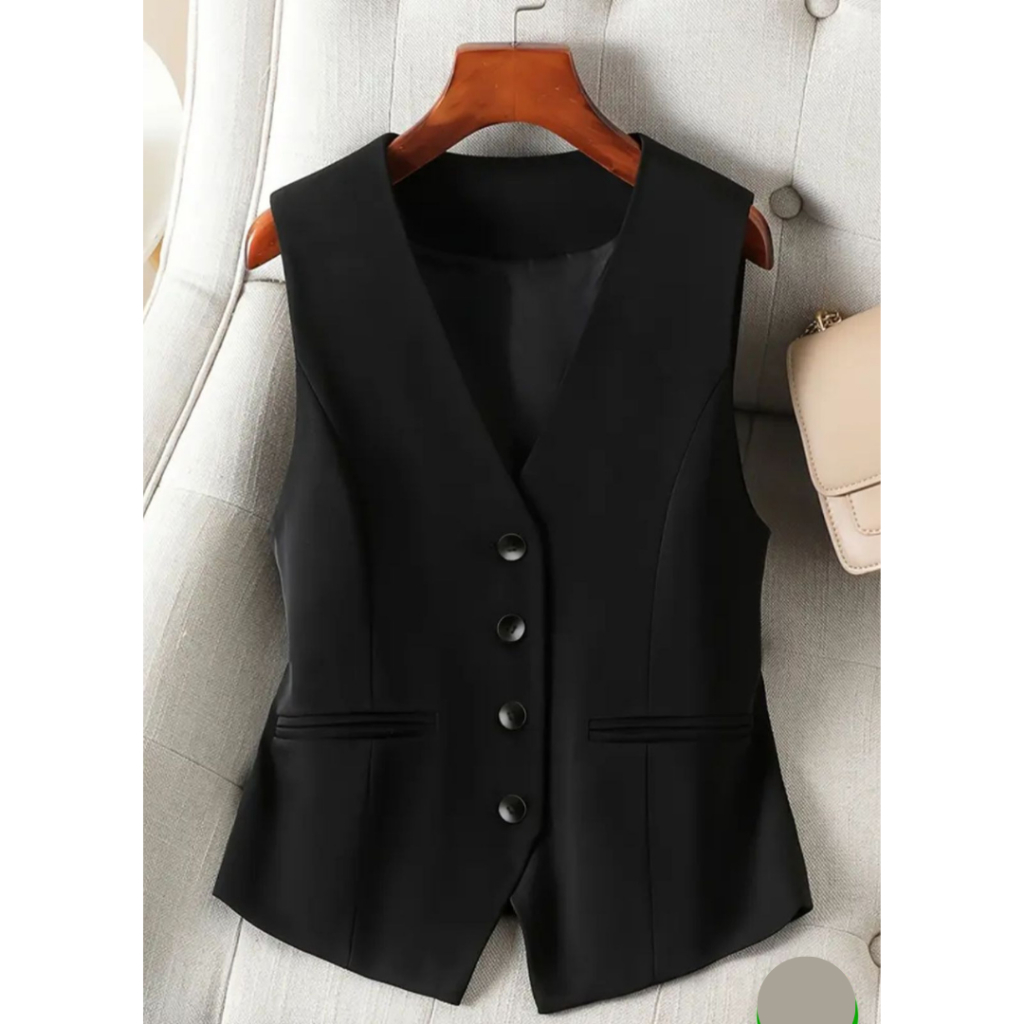 colete feminino casual