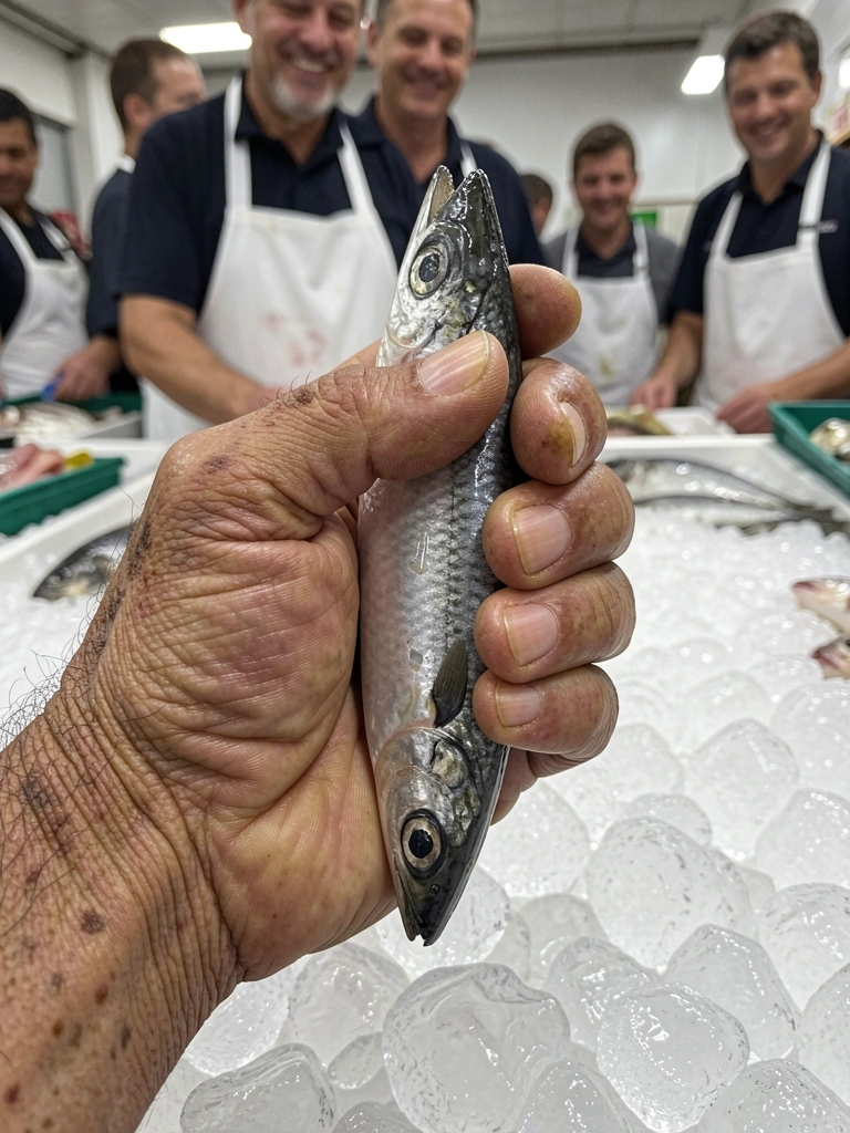 Filé de salmão cru sobre tábua de madeira ao lado de limão e ervas frescas