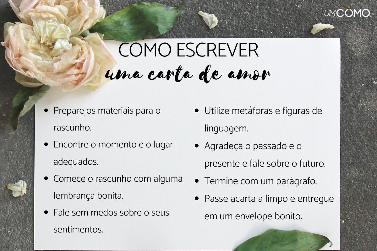 como escrever uma carta de amor