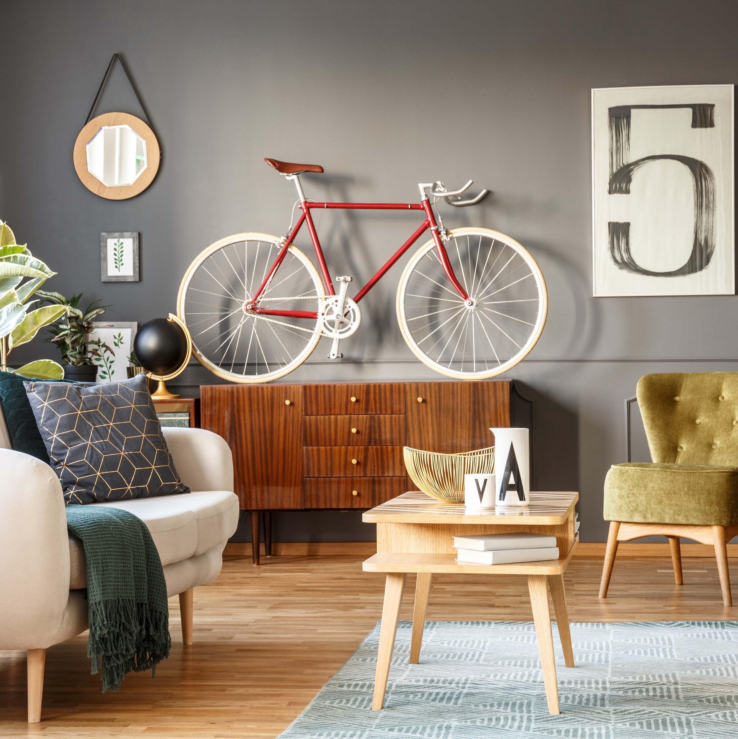 ideias decoração bicicleta