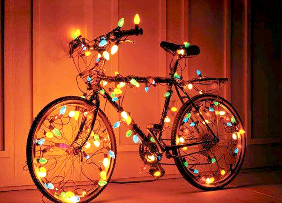 bicicleta para jardim decoração