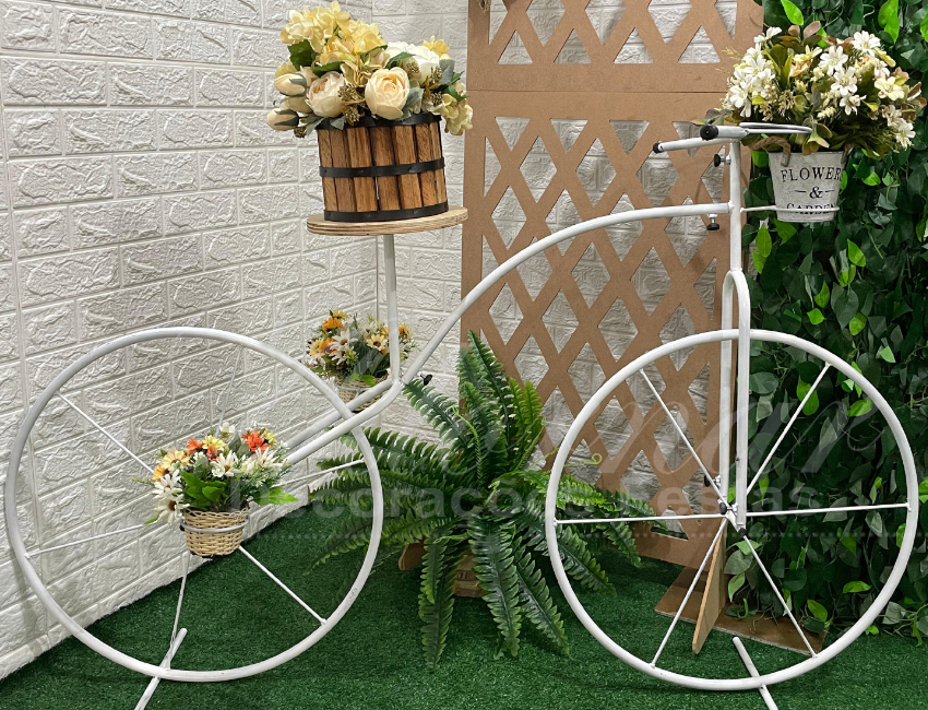 bicicleta para jardim decoração