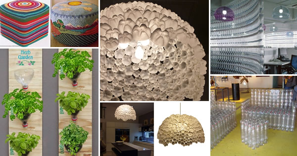 ideias criativas com garrafas plásticas