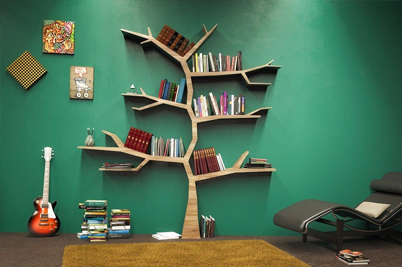 como usar livros na decoração