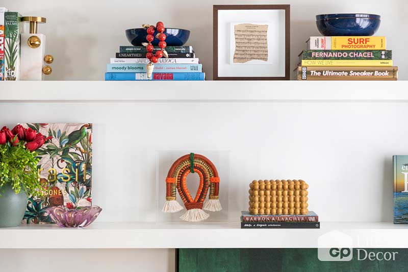 organizar livros decoração