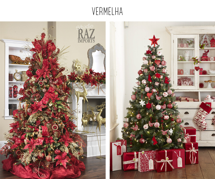 arvore de natal rosa