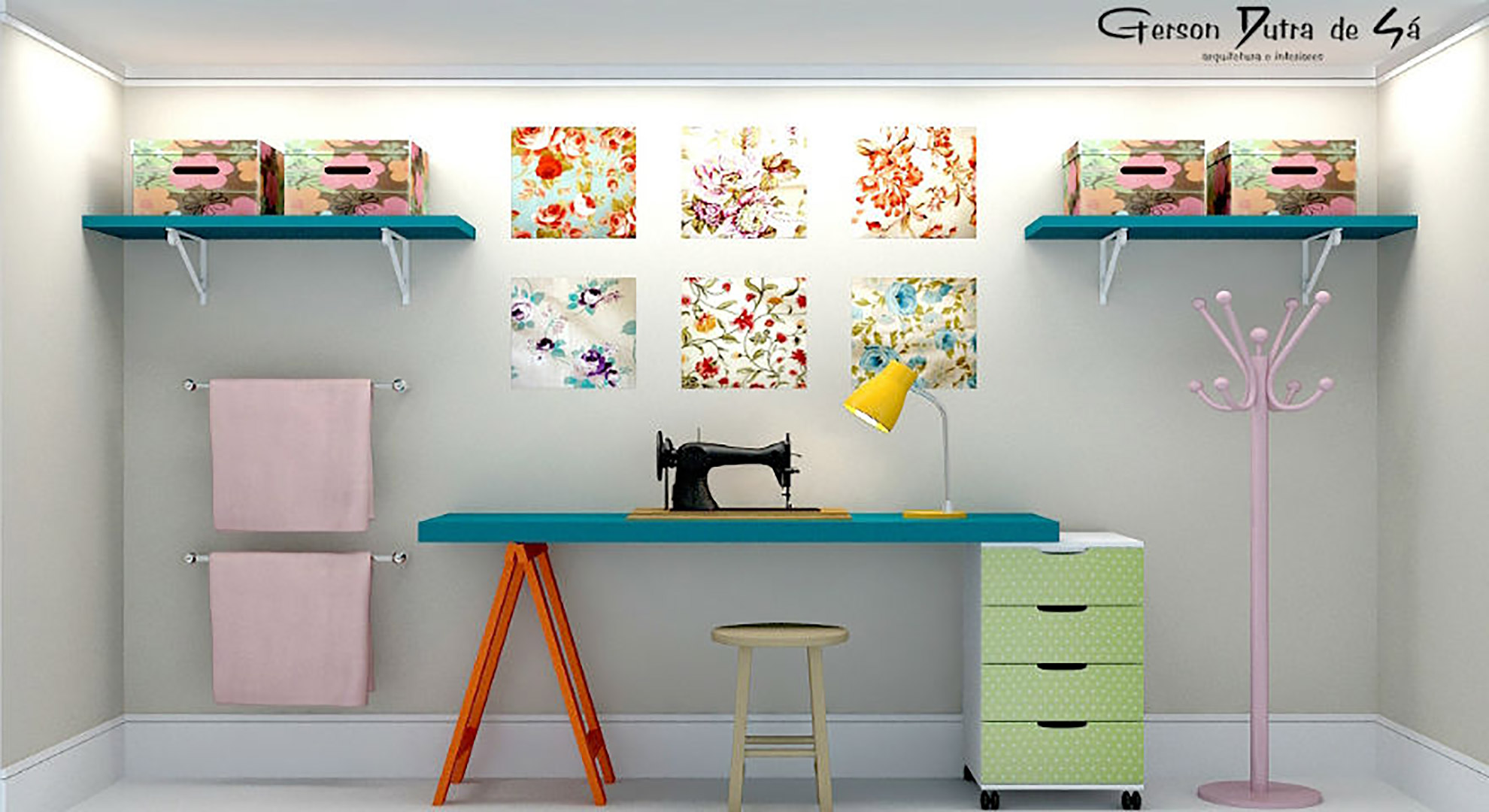 cantinho criativo decorado