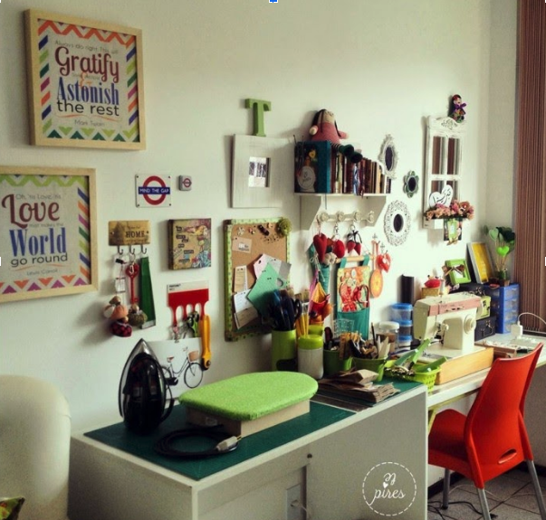 organização ateliê pequeno