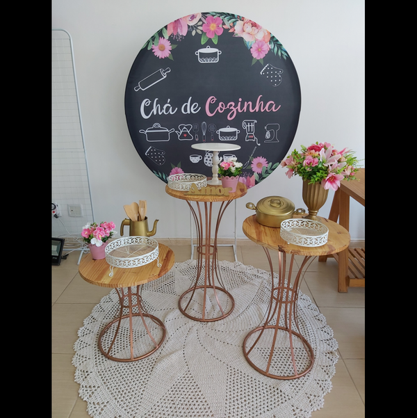 decoração chá de cozinha moderno
