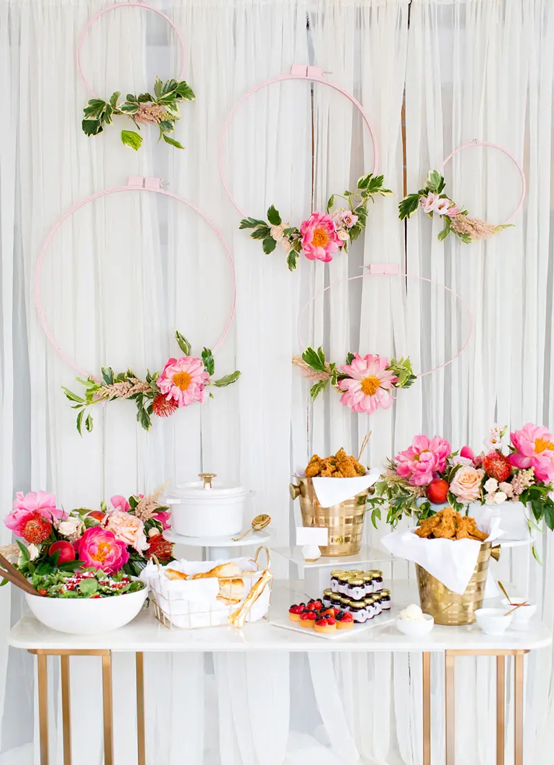 decoração chá de panela romântico