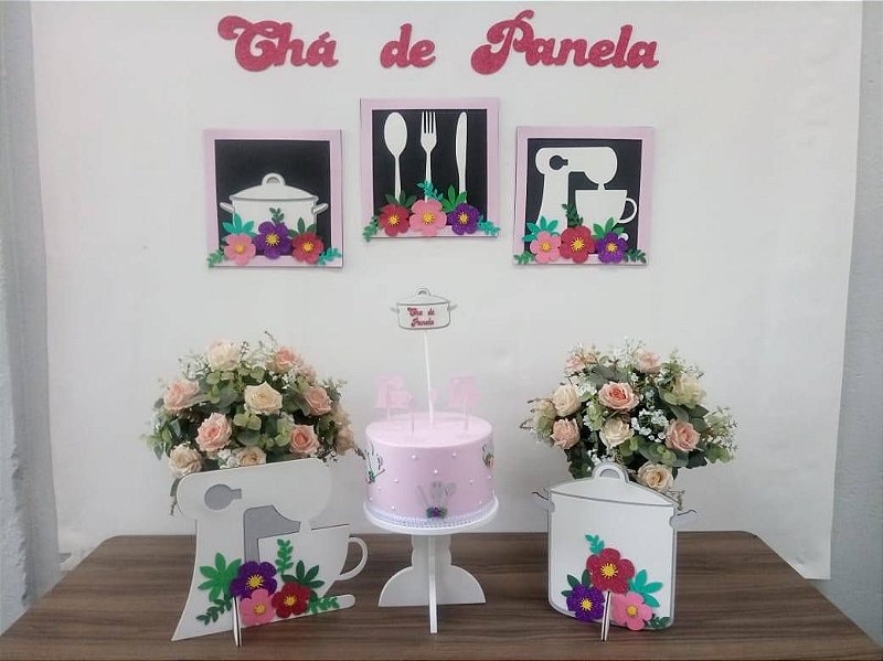 decoração chá de cozinha barato