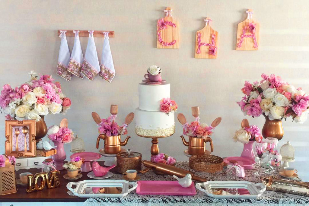 potes de vidro decoração chá de cozinha
