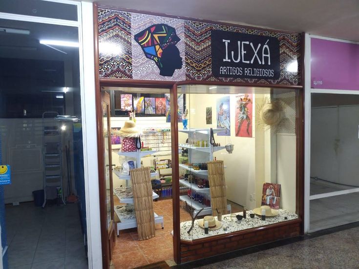 decoração loja artigos religiosos umbanda
