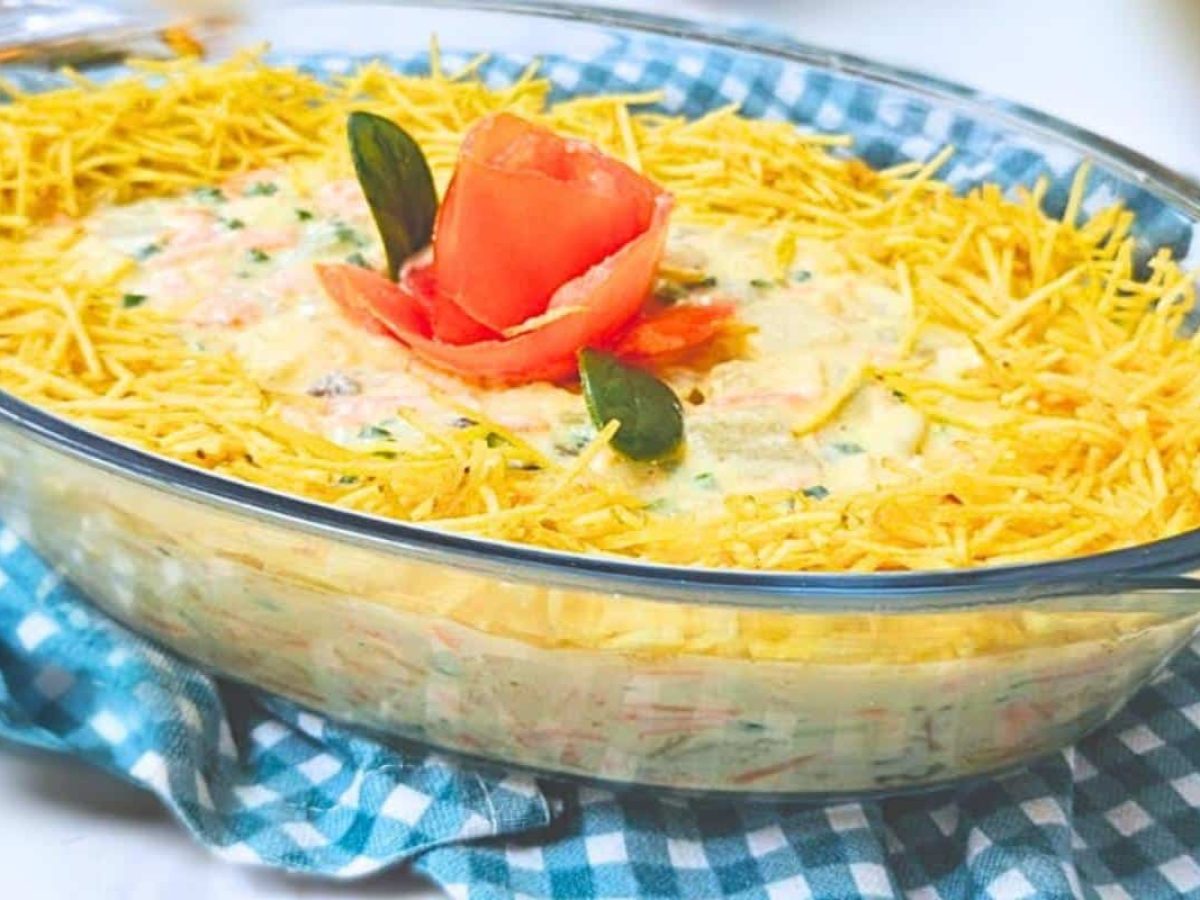apresentação de saladas
