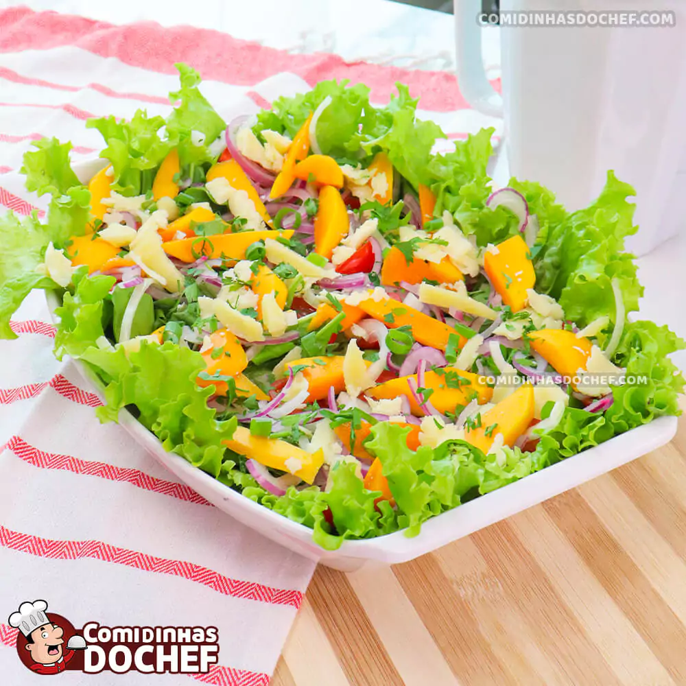 saladas bonitas e fáceis