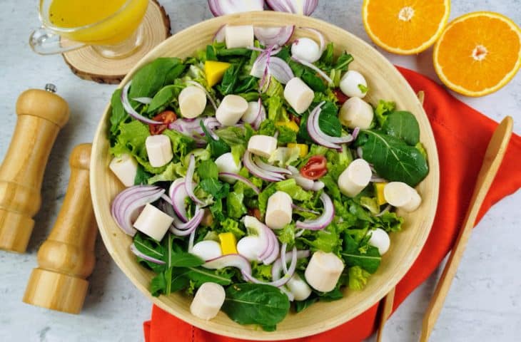 enfeitar salada para churrasco