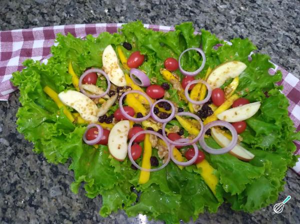 salada para jantar especial decoração