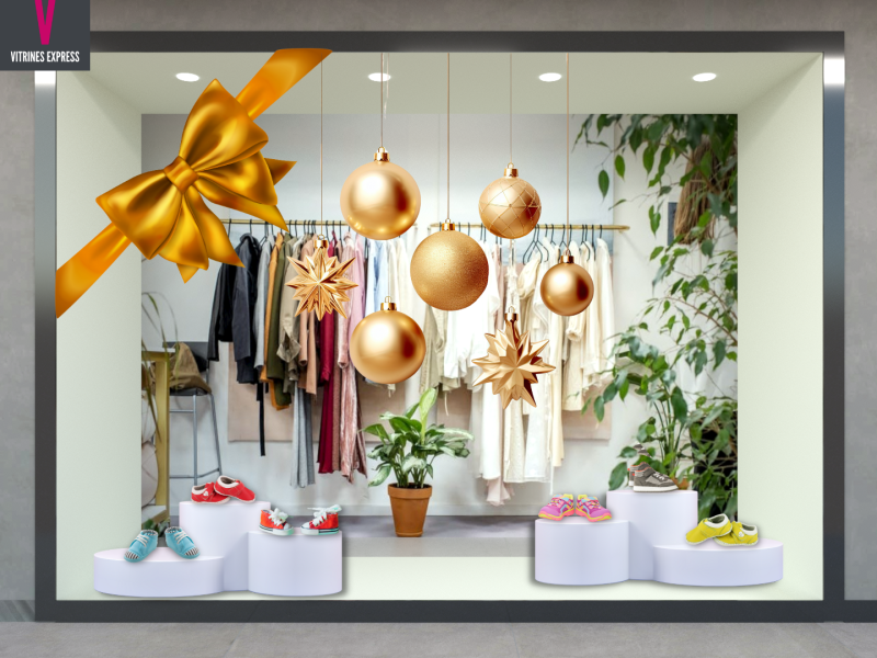 como decorar vitrine de loja