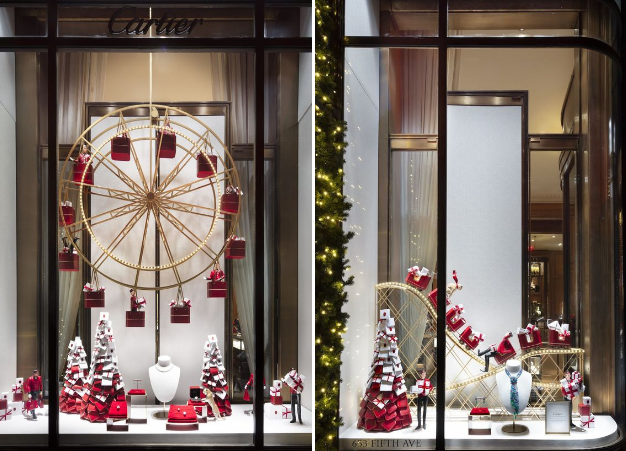 ideias para vitrine de natal