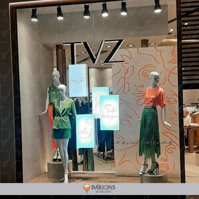 layout de vitrine eficaz