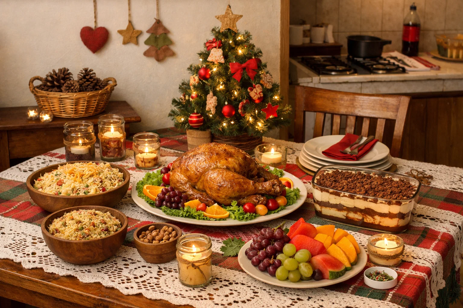 ideias de decoração de natal econômica
