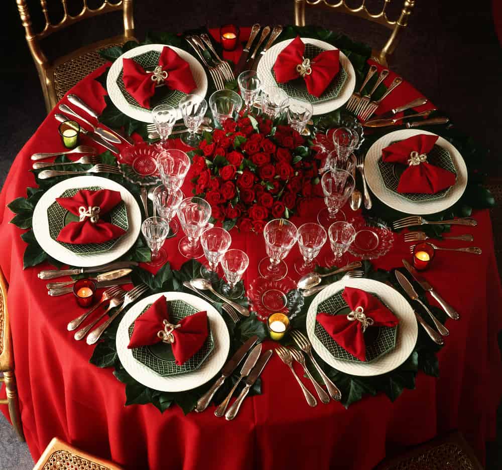 toalha de mesa de natal