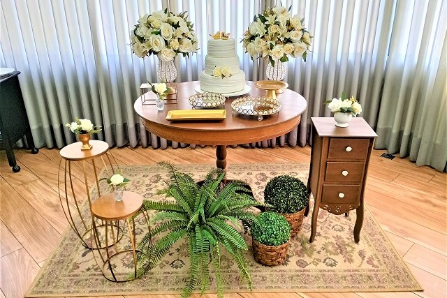 decoração de mesa de casamento rústico