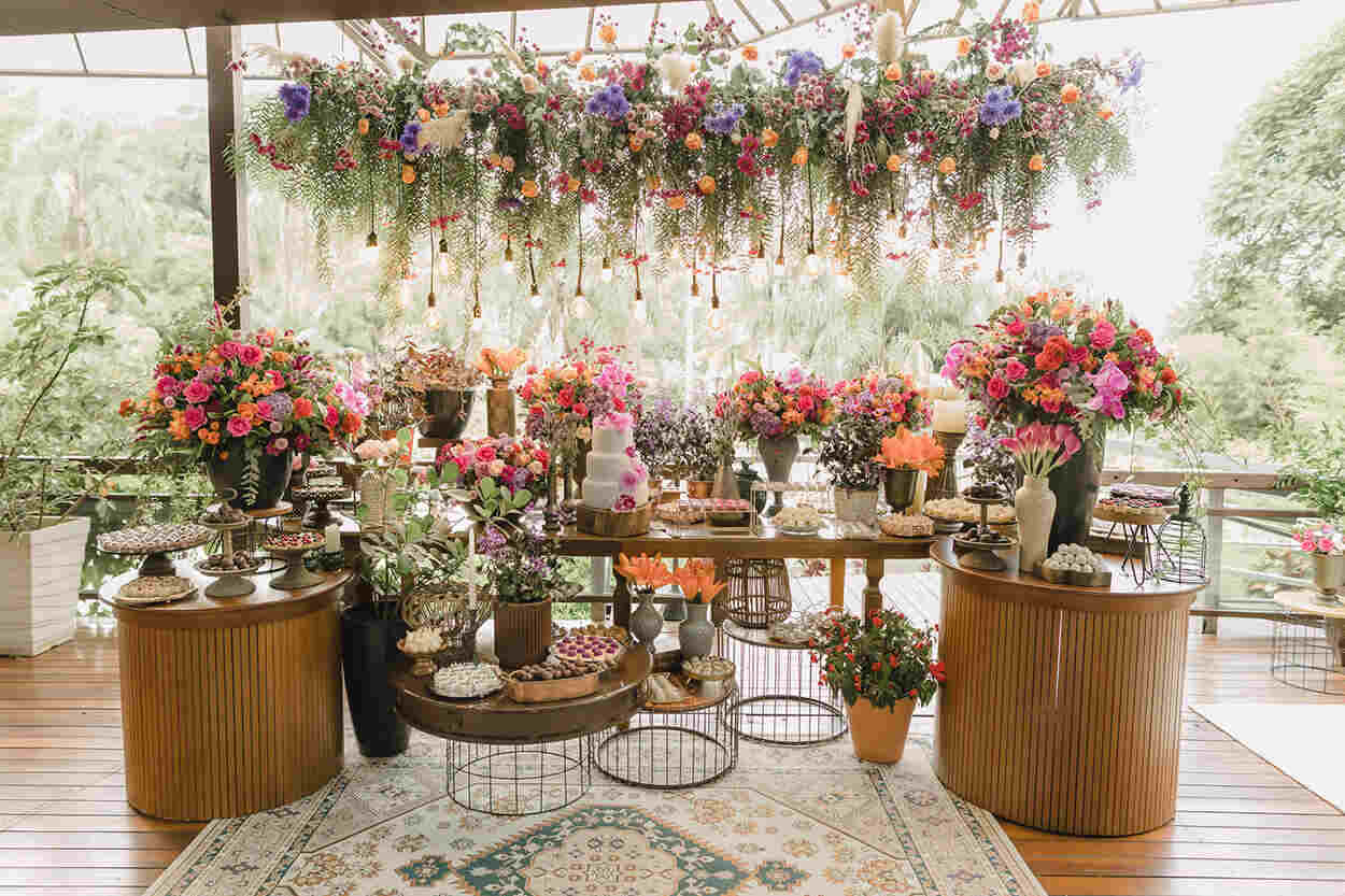 elementos decorativos para mesa de casamento