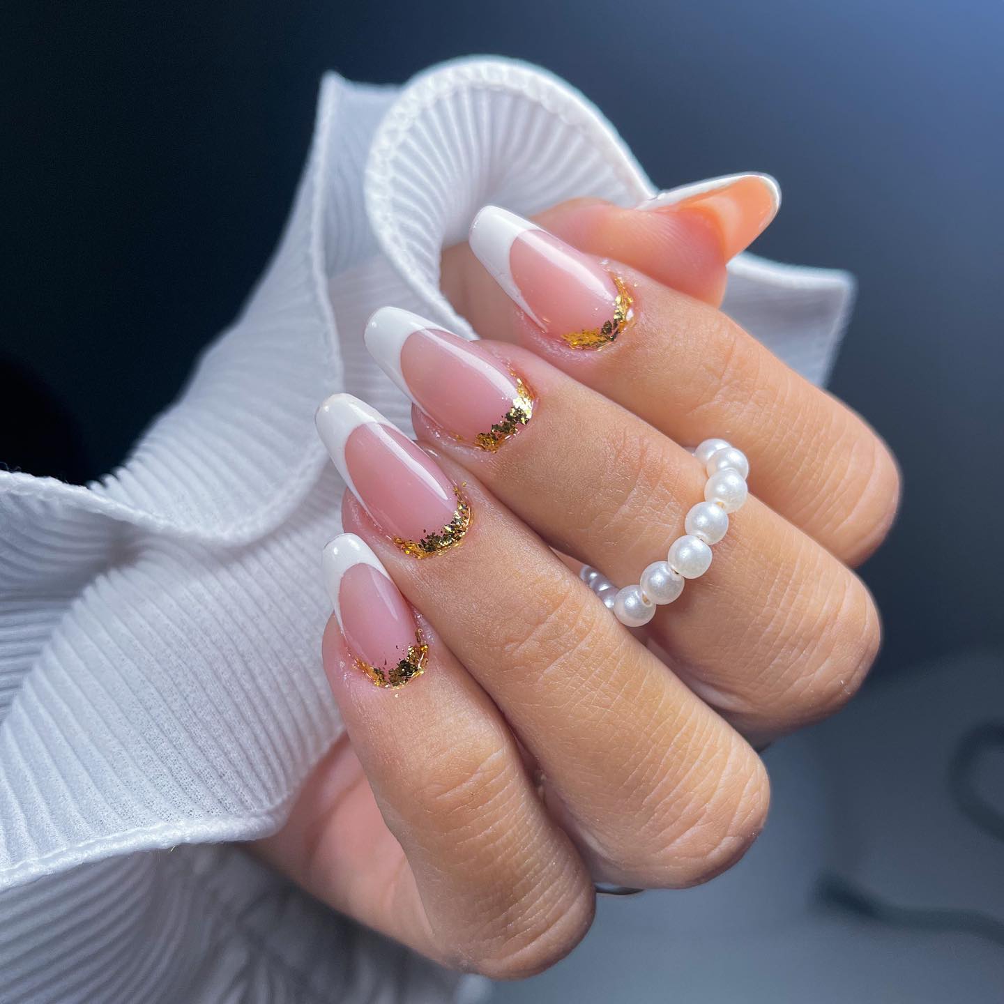unhas com brilho