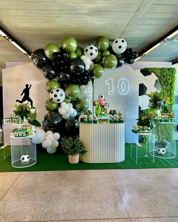 decoração festa infantil futebol