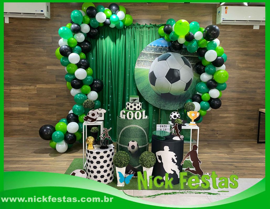 elementos decorativos campo de futebol