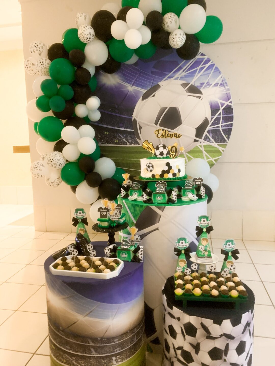 personalização festa futebol time