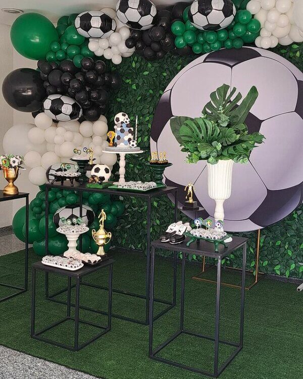 painel festa futebol criativo