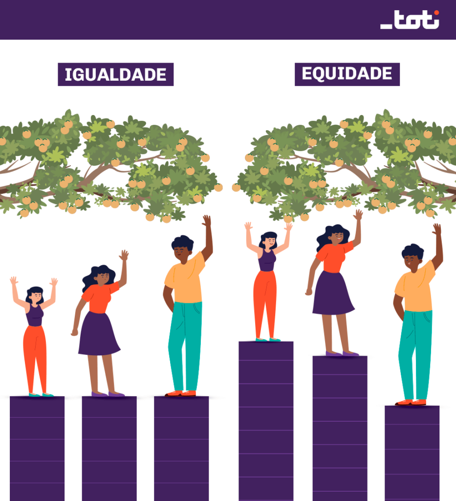 diferença entre igualdade e equidade