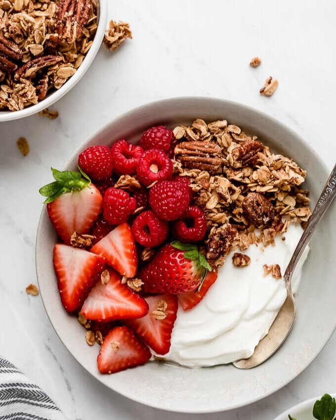 iogurte natural vs iogurte com fruta
