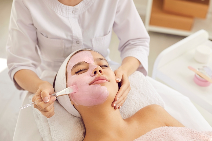 máscara facial argila