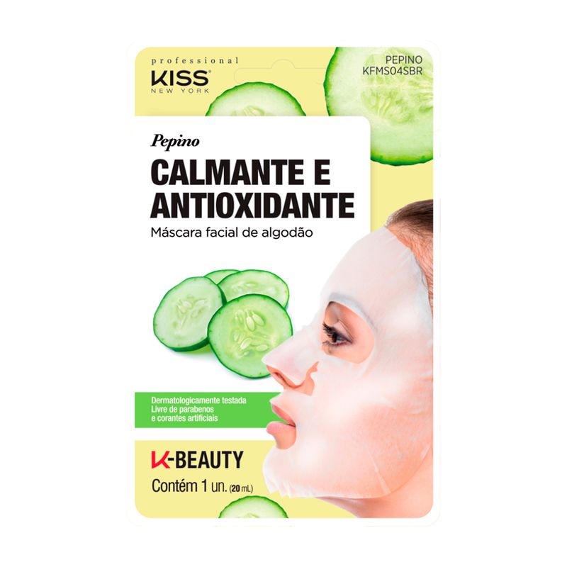 máscara facial em creme
