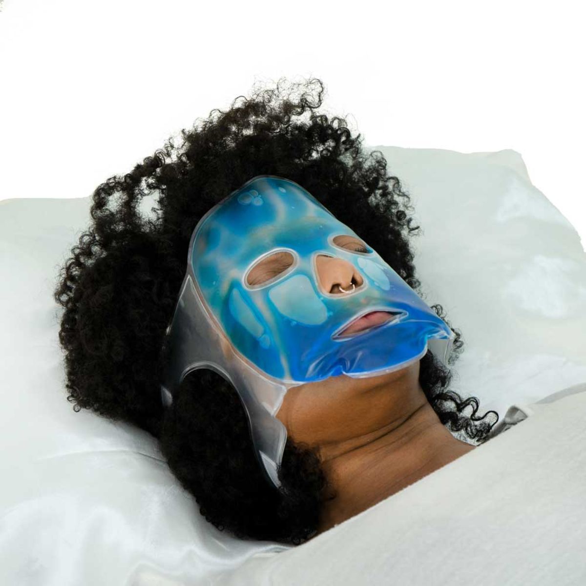 máscara facial em creme
