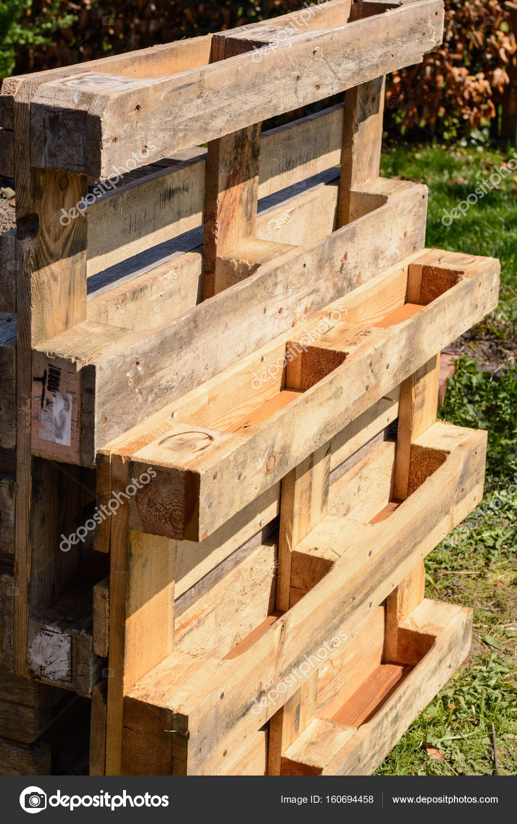 jardim suspenso com pallet